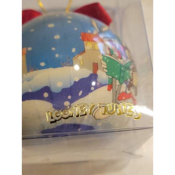 Vintage Warner Brothers Looney Tunes Cartoon Christmas Ornaments 1995 1996 Taz - Picture 8 of 10